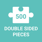 Gray Malin at The Parker Double-Sided Puzzle, 500 Pieces, 24” x 18” – Art Jigsaw Puzzle Featuring Malin’s Iconic Photography–Thick, Sturdy Pieces, Challenging Family Activity, Great Gift Idea