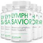 (5 Pack) Lymph Savior Capsules, Official Lymph Savior Pills with All Natural Ingredients, Maximum Strength Supplement with Premium Vitamins Supporting Optimal Wellness & Advanced Health (300 Capsules)