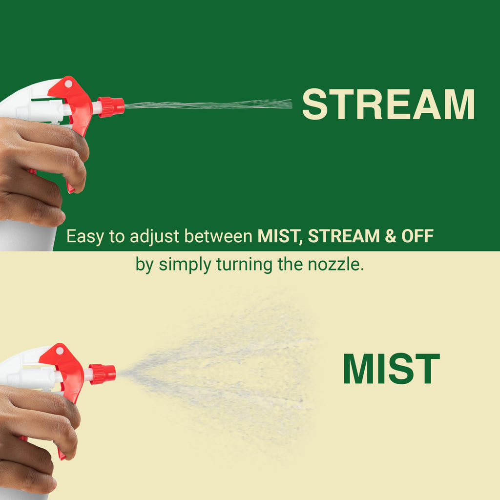 Heluva Green Spray Bottle Nozzle Replacement Tops, Red 6 Pack