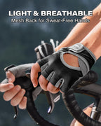 VINSGUIR Workout Gloves for Women and Men, Breathable Weight Lifting Gloves for Gym Exercise, Fitness, Training, and Cycling, with Excellent Grip and Cushion Pads