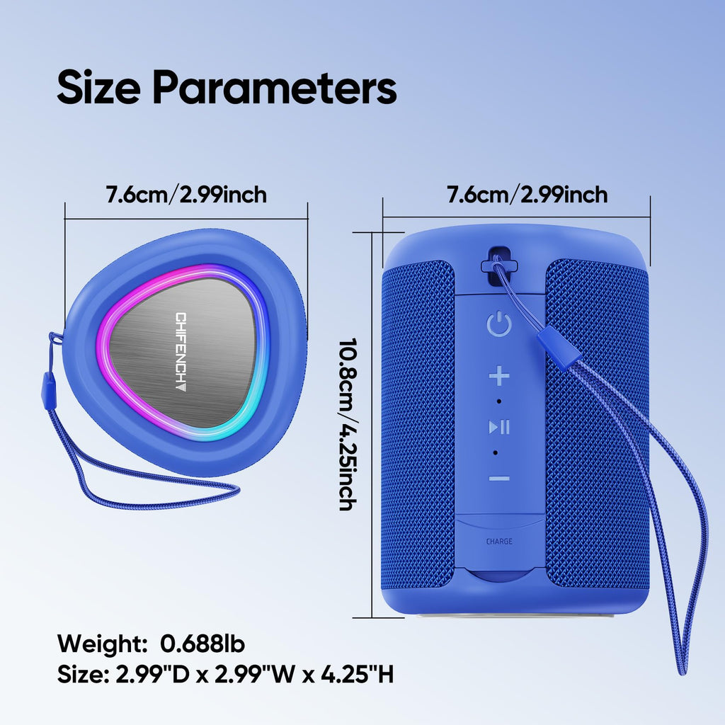 Portable Bluetooth Speaker Gift Ideas: Outdoor Travel Essentials Waterproof