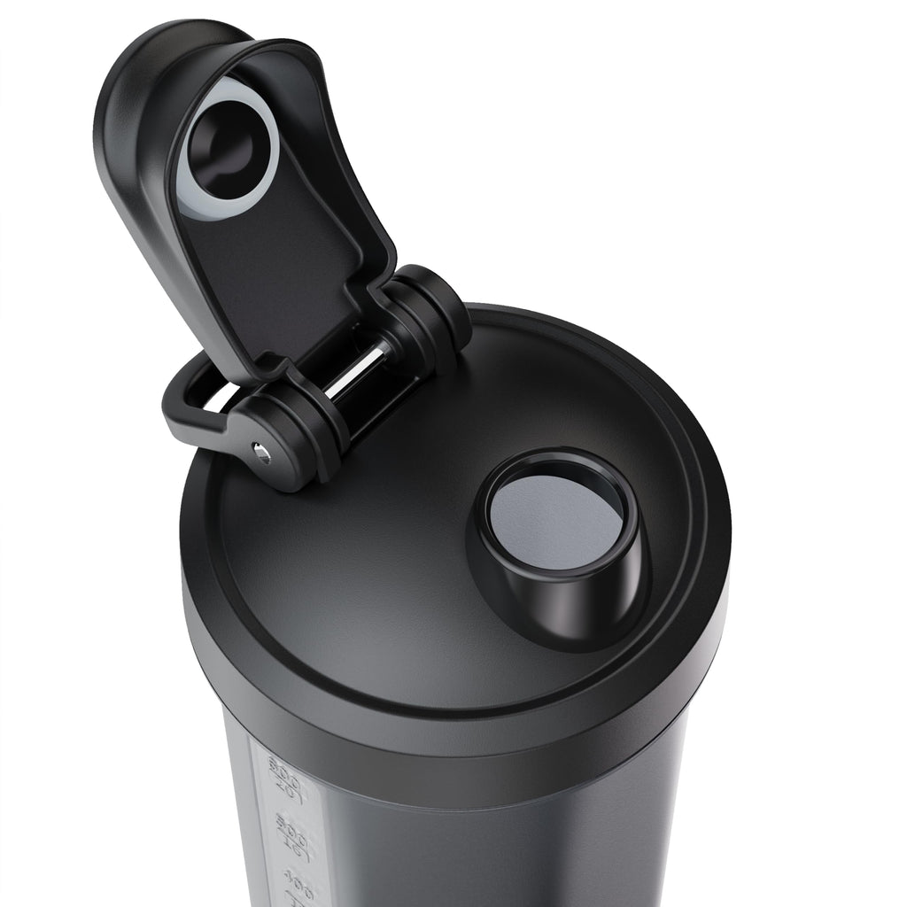 VOLTRX Protein Shaker Bottle, Merger USB C Rechargeable Electric Protein Shake Mixer, Shaker Cups for Protein Shakes and Meal Replacement Shakes, BPA Free, 24oz