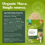 Navitas Organics Maca Powder – 100% Gelatinized Peruvian Maca for Smoothies, Lattes, Baking & More – Energize & Balance - USDA Organic, Non GMO, Vegan, Gluten Free (16oz. Bag, 180 Servings, 2-Pack)