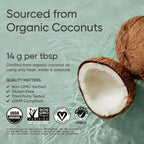 Sports Research® Organic MCT Oil 16oz - Full Spectrum (C8, C10, C12) Sourced from Coconut Oil - Keto Brain & Body Fuel* - Vegan Certified · Non-GMO · Informed Choice Certified - Unflavored