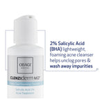 Obagi CLENZIderm M.D. Daily Care Foaming Acne Cleanser – Acne Face Wash & Treatment w/ 2% Salicylic Acid (BHA) Unclogs Pores for Clearer-Looking Skin – Safe for Normal & Oily Skin – 4 oz