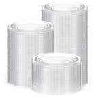 Acellegic 200 Pcs Plastic Cup Lids for Portion Cups Disposable Clear Portion Cup Lids Souffle Lid Plastic Food Prep Supplies for Restaurant, Cafe, Catering, Party (3.25oz 4.5oz 5oz)