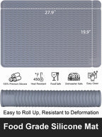 XiFEO Stove Top Covers for Electric Stove, Food Grade Heavy Duty Silicone Glass Stove Top Cover Protector, Induction Cooktop Protector, Heat Resistant Range Ceramic Stove Top Covers Mat, Oven Cover