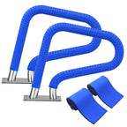 Pool Handrail Covers with Zippers 4 6 8 10 Ft Inground Swimming Pools Hand Rail Cover, Anti-Slip Cool Touch Heat Resistant, Blue, Non Slip Swim Pool Railing Ladder Stair Handle Grip (6 Feet 2 Pcs)