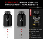 DLNIA Shilajit 9-in-1 Capsules – Organic Himalayan Complex with Ashwagandha, Sea Moss, Turmeric & More – Vegan, Lab-Tested, Immune & Energy Support for Men & Women – 90 Capsules