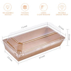 Ocmoiy Charcuterie Boxes with Clear Lids, 50 Pack Kraft Bakery Boxes, Cookie Boxes, Small Treat Boxes for Pastry, Sandwich, Cupcakes, Strawberries, Dessert To Go Containers