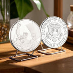 Donald Trump Assassinated Coins Shooting Collection Medal Trump Fighting for America Collectible Coin (3 Pieces Silver-Silver)