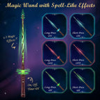 Palmatte 20P Floating Candles with Wand Timer Halloween Decorations Indoor