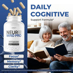 (2 Pack) NeuroMind Pro - Official Neuro Mind Pro Capsules Advanced Formula with All Natural Ingredients, NeuroMindPro Original Brain Health Pills Support for Wellness, 120 Capsules for 2 Months
