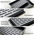 RooTrimmer 10 Pack 1020 Seed Starter Trays and 10 Pcs 72 Cell Plug Trays, Thick Durable Seedling Plastic Nursery Tray for TD538 1020 Tray Germination (10 Sets)