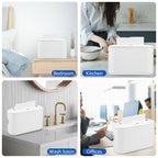 KSITEX Countertop Paper Towel Holder Dispenser,White-M