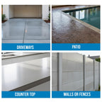 Rain Guard Concrete Sealer Spray 16 oz | Ready to Use | Natural Finish | Deep Penetrating Protection Against Water and Salt Damage for All Concrete Surfaces | Silane/Siloxane Waterproofer