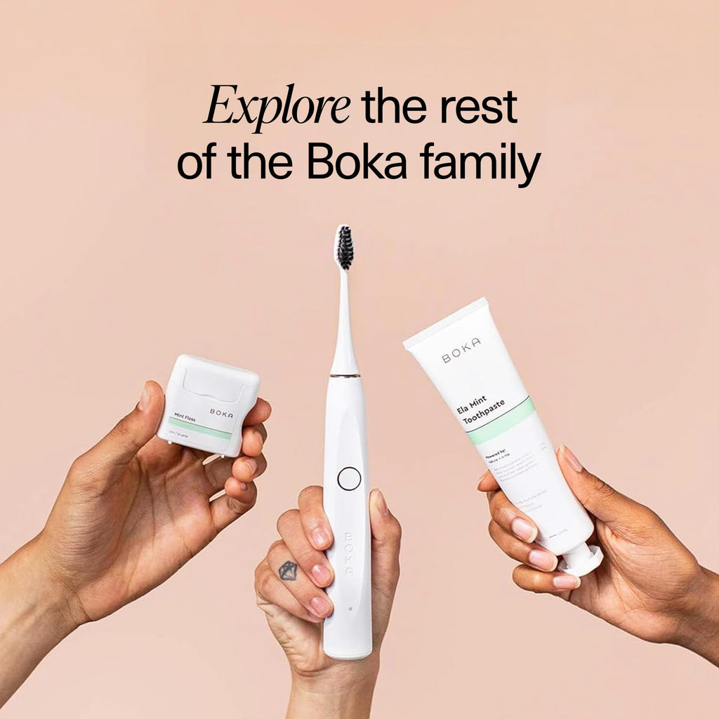 Boka Fluoride Free Toothpaste Nano Hydroxyapatite, Helps Remineralize, Appropriate for Sensitive Teeth, Whitening - for Adult, Kids Oral Care - Apple Pomegranate Flavor, 4Fl Oz 1 Pk-US Manufactured