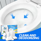 USKICH Toilet Bowl Cleaner 40 PACK, Household Automatic Toilet Bowl Cleaners with Bleach, Bathroom Toilet Tank Cleaners Tablets with Sustained-Release Technology for Deodorizing & Descaling