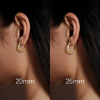 vuiikhir 14K Gold Earrings for Women 14K Gold Hoop Earrings for Women
