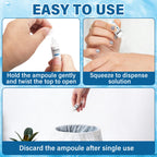 Suqaoae 0.9% Saline Solution,5ml Ampoules,100 per Box,for General Cleaning and Rinsing Use,for All Ages