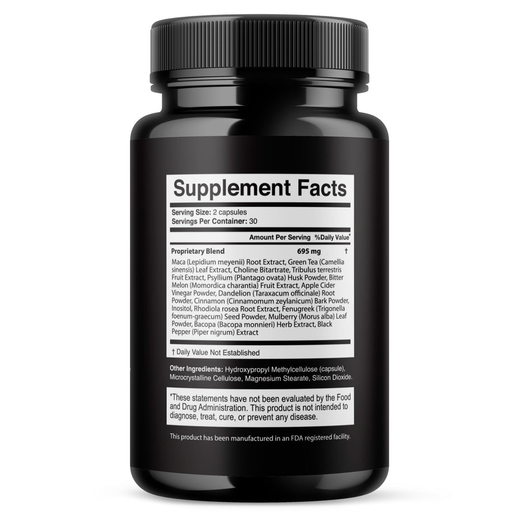 Valdivia SteelPower Capsules - Official Steel Power Supplement, Premium Formula, Natural Vitamins for Health & Wellness - 60 Capsules for 1 Month
