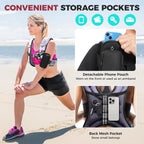 BAGAIL Weighted Vest, 5lb/8lb/10lb/12lb/15lb/20lb/25lb/30lb Weight Vest for Walking & Weight Loss, Reflective Rucking Vest with Phone Pouch for Women & Men, Home Gym & Outdoor Training