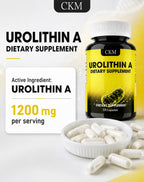 CKM Urolithin A Supplement 1200mg for Men & Women, 120 Capsules