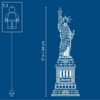 LEGO Architecture Statue of Liberty 21042 Model Building Set - Collectible New York City Souvenir, Creative Home Décor or Office Centerpiece, Great Gift Idea for Adults and Teens
