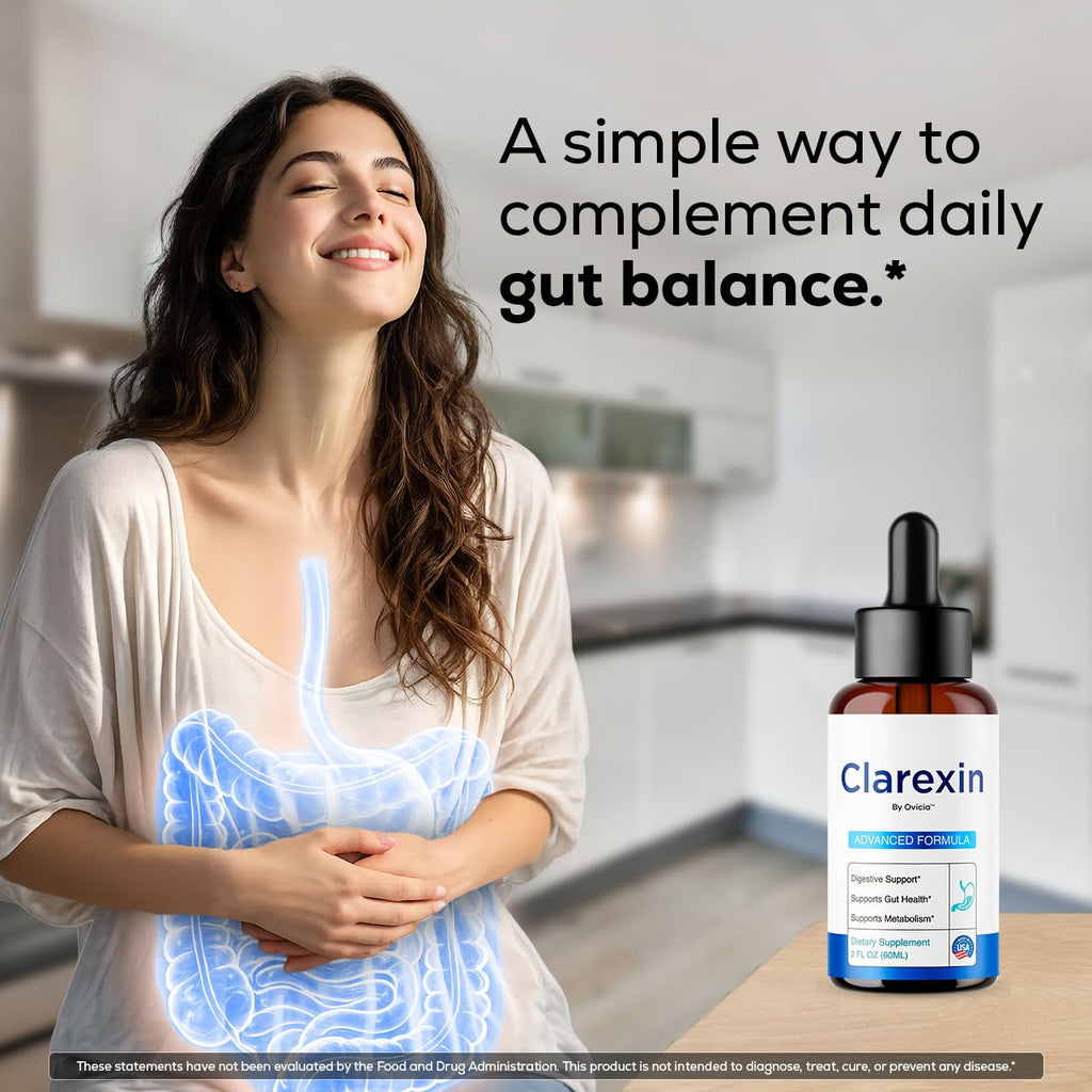 (3 Pack) Clarexin Liquid Drops - Official Clarexin Oral Liquid Advanced Premium Formula with All Natural Ingredients, Maximum Strength for Wellness & Overall Health Support, 3 Bottles for 3 Months