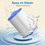 ROYOR PWW50 Spa Filter for Hot Tub - Hot Tub Filters Replacements Unicel 6CH-940, PWW50P3 (1-1/2" Coarse Thread), Filbur FC-0359, Waterways 817-0050, 45 Sq. Ft. Viking Spa Filter, 2 Pack