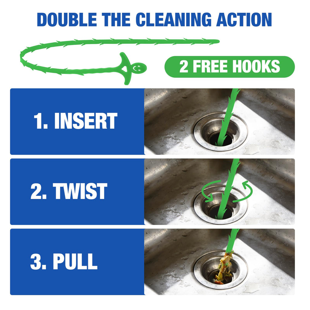 Wind in Hand Sink and Drain Cleaner Powder: All-Purpose Pipe Opener for Kitchen Bathroom Pipes and Floor Drains – Reliable Drain Clog Remover for Home Plumbing Maintenance（4 pack）