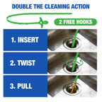 Wind in Hand Sink and Drain Cleaner Powder: All-Purpose Pipe Opener for Kitchen Bathroom Pipes and Floor Drains – Reliable Drain Clog Remover for Home Plumbing Maintenance（4 pack）