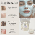 ClearLee Kaolin Clay Cosmetic Grade Powder - 100% Pure Natural Powder - Great For Skin Detox, Rejuvenation, and More - Heal Damaged Skin - DIY Clay Face Mask (5 LB)