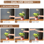 Aokrean Grow Light, Full Spectrum Plant Lights for Indoor Growing with Base