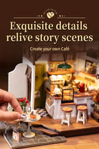 Rowood DIY Miniature House Kits for Adults-NO.17 Cafe