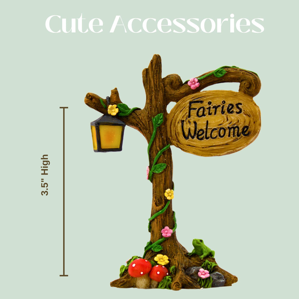 PRETMANNS Fairies for Fairy Garden Accessories Outdoor, 3 Piece Kit