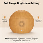 HOUSBAY White Noise Machine Sunrise Alarm Clock, Wake Up Light, Dimmable Night Light, 26 Natural Sounds, Gentle Wake up & Sound Machine for Sleeping, Adults, Kids, Baby-Wooden