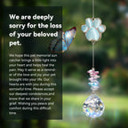 Dog Memorial Gifts, Loss of Dog Sympathy Gift, Pet Memorial Suncatcher