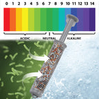 Bilinavy Spa Ag+ Mineral Sticks for Hot Tub, Silver Ion Mineral Cartridge Last for 4 Months Treats (2, Grey)