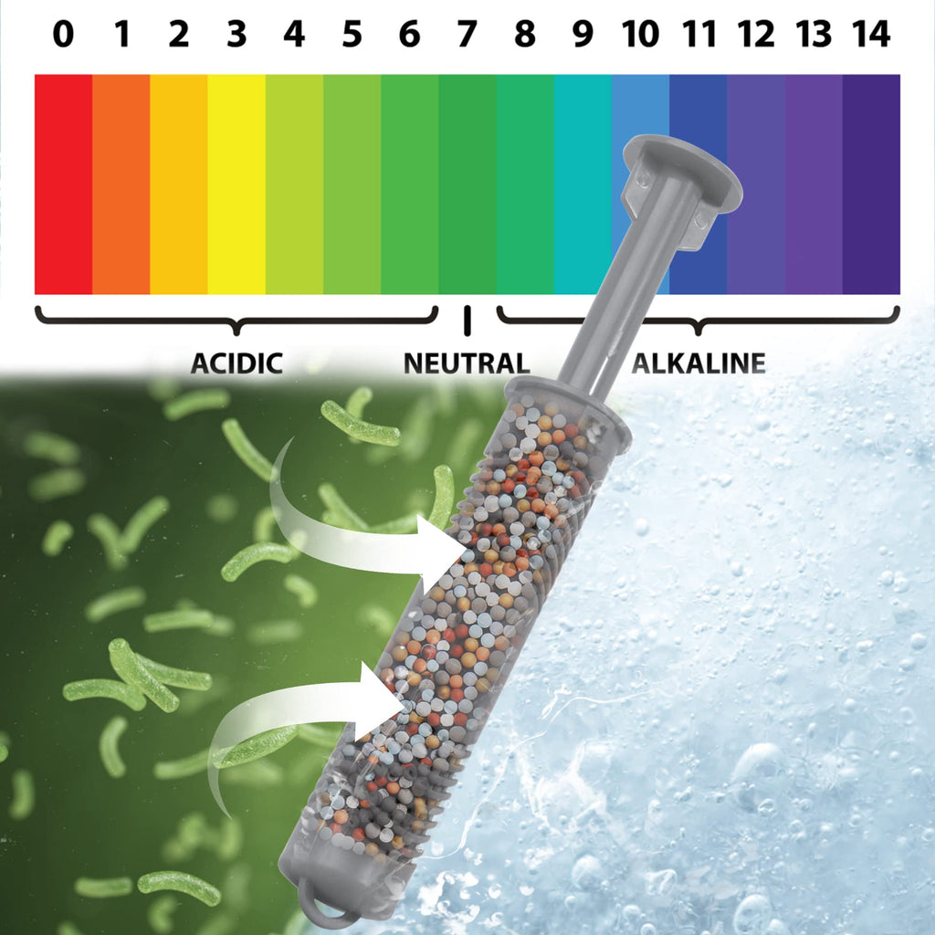 Bilinavy Spa Ag+ Mineral Sticks for Hot Tub, Silver Ion Mineral Cartridge Last for 4 Months Treats (4PCS, Grey)
