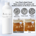 LINARTS Mop Soap Brazilian Wave, Mop Soap for Floor Cleaning, Leaves a Luxury Lasting Scent, Brazilian Waves Mop Soap, Multisurface Bathroom & Kitchen Cleaner Supplies-120ML