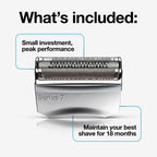 Braun Series 7 70S Electric Shaver Head Replacement Cassette – Silver