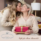 RAYSTAR Birthday Gifts for Mom from Daughter/Son, Happy Birthday Moms Card, Mom Birthday Gifts, Cool Mother Bday Presents Ideas Infinity Love Bracelets for Mum