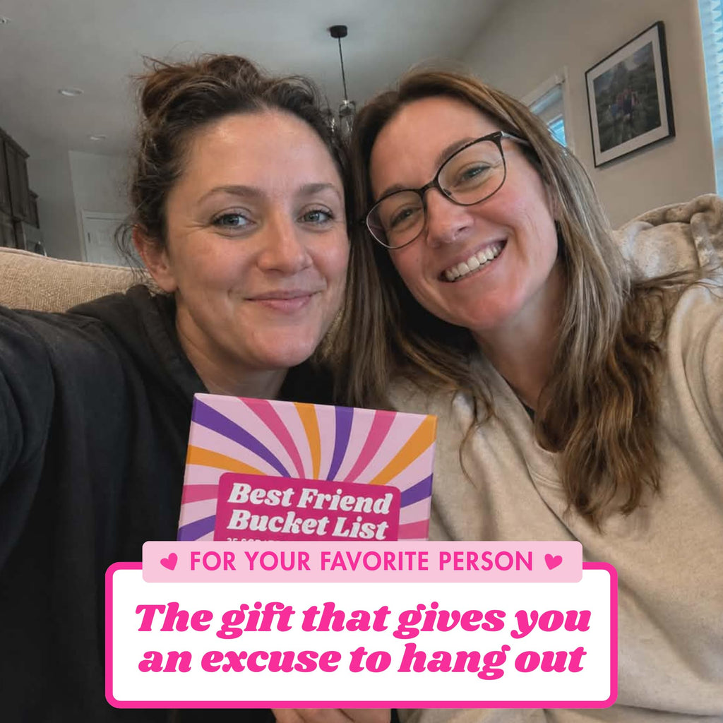 Happy Duo Best Friend Bucket List 35 Scratch Off Cards for Friends – Fun Adventure Date Ideas for Women, Besties & BFFs – Friendship Gift for Birthdays
