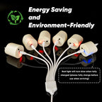 Homemory 6 PCS Rechargeable LED Flameless Votive Tea Lights