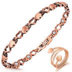 Copper Anklet for Women Magnetic Copper Anklet & Lymphatic Drainage Ring