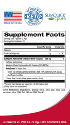 Slimquick Pure 3x Extra Strength Mixed Berry Drink Mix for Women to Help Achieve Weight Goals, Helps Metabolism, Keeps Full for Longer with Green Tea, Caffeine, Chaste Tree, Rhodiola Extract, 26 Count