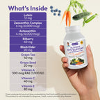 ANDREW LESSMAN Ultimate Eye Support with Astaxanthin 60 Softgels - 12mg Lutein, 6mg Zeaxanthin, 4mg Astaxanthin, Bilberry. Key Nutrients to Support Eye Health, Promote Healthy Vision. No Additives