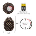 Wondise Flameless Candles with 6H Timer Battery Operated