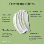 Medix 5.5 Men & Women Coconut Body Lotion + Manuka Honey Cream | Natural Coconut Oil Lotion | Moisturizer Cream Body Butter Skin Care Balm | Stretch Marks, Cellulite, & Dry Skin |15 Fl Oz